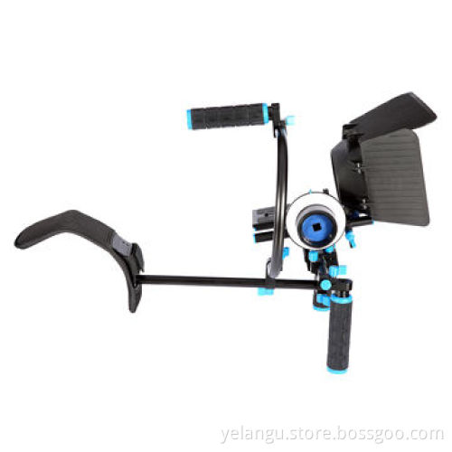DSLR Video Stabilizer Steadicam DSLR Shoulder Rig, Precise F Focus Control, Follow Focus